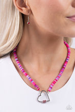 Load image into Gallery viewer, Clearly Carabiner - Red necklace
