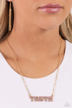 Load image into Gallery viewer, Truth Trinket - Gold necklace
