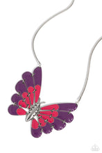 Load image into Gallery viewer, Moth Maven - Purple necklace
