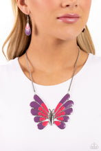 Load image into Gallery viewer, Moth Maven - Purple necklace
