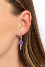 Load image into Gallery viewer, Key Performance - Purple earrings
