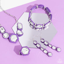 Load image into Gallery viewer, Developing Dignity - Purple earrings

