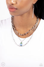 Load image into Gallery viewer, Teardrop Tiers - Green necklace
