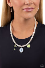 Load image into Gallery viewer, Charming Collision - Green necklace
