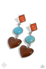 Load image into Gallery viewer, Desertscape Debut - Brown earrings

