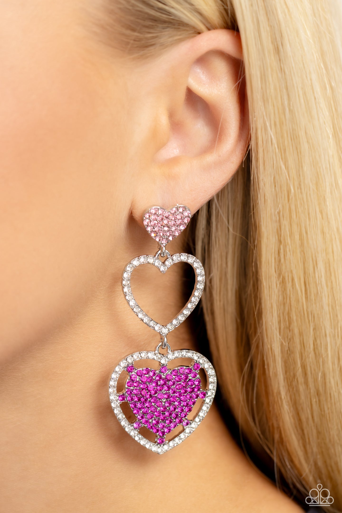 Couples Celebration - Pink earrings