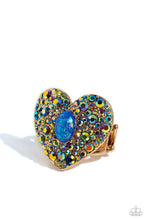 Load image into Gallery viewer, Bejeweled Beau - Blue ring November Life of the party
