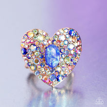 Load image into Gallery viewer, Bejeweled Beau - Blue ring November Life of the party
