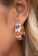 Load image into Gallery viewer, Multicolored Makeover - Gold earrings
