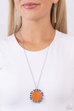Load image into Gallery viewer, Courting Courtside - Orange necklace
