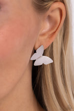 Load image into Gallery viewer, Butterfly Beholder - Silver earrings
