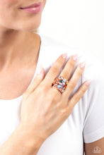 Load image into Gallery viewer, Bedazzled Backdrop - Copper ring
