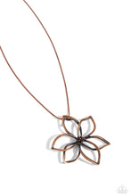 Load image into Gallery viewer, Flowering Fame - Copper necklace
