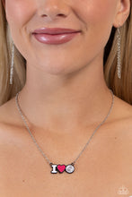 Load image into Gallery viewer, Meet Me at the Net - Pink necklace
