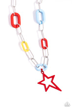 Load image into Gallery viewer, Stargazing Show - Red necklace
