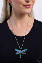 Load image into Gallery viewer, FLYING Low - Blue necklace
