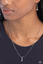Load image into Gallery viewer, Seize the Initial - Silver - J necklace
