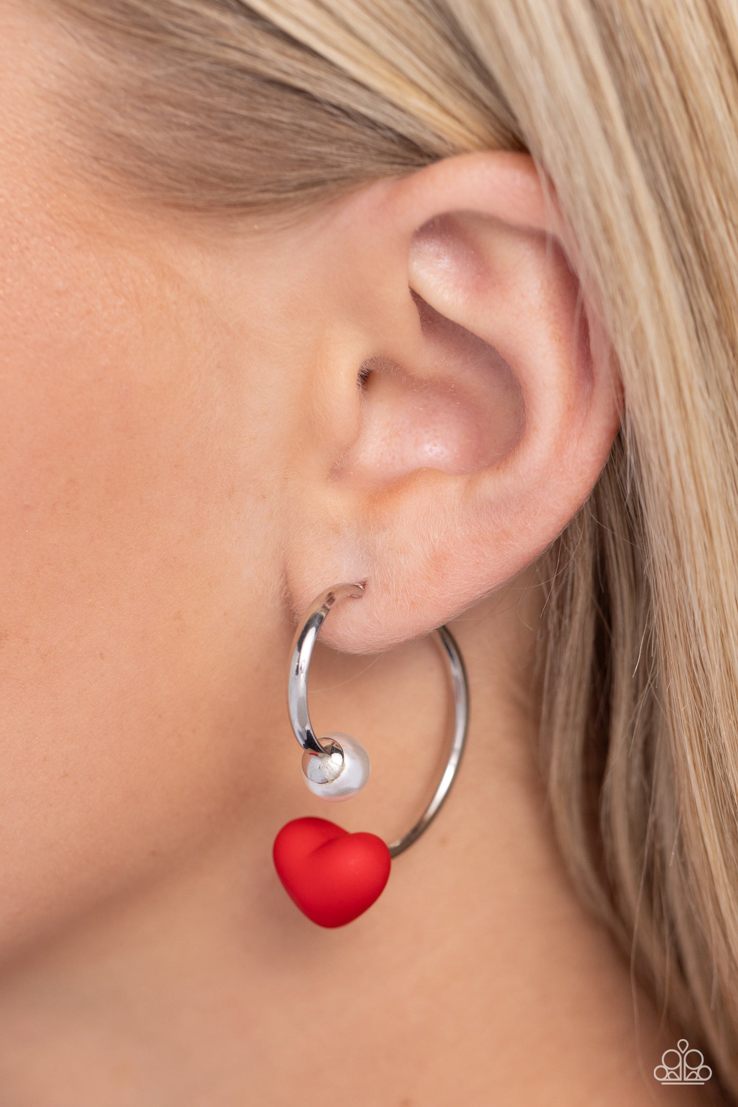 Romantic Representative - Red earrings