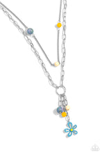 Load image into Gallery viewer, Seize the Swirls - Blue necklace
