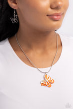 Load image into Gallery viewer, Detailed Dance - Orange necklace
