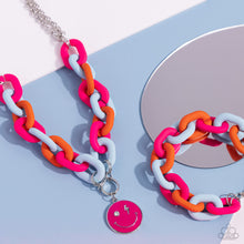Load image into Gallery viewer, Speed SMILE - Pink necklace
