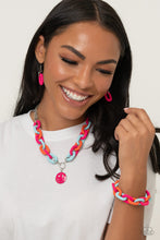 Load image into Gallery viewer, Speed SMILE - Pink necklace
