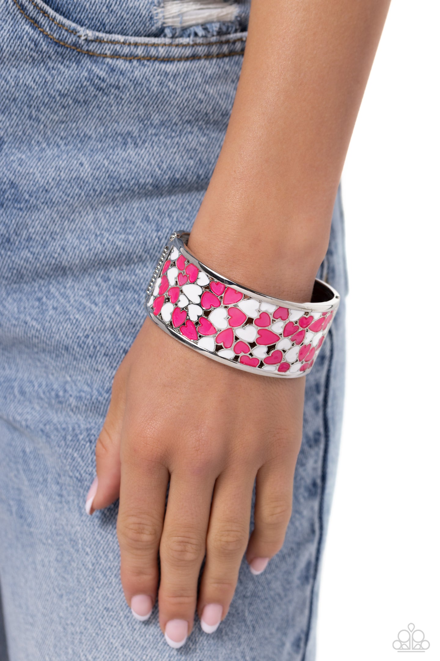Penchant for Patterns - Pink bracelet