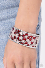 Load image into Gallery viewer, Penchant for Patterns - Red bracelet
