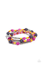 Load image into Gallery viewer, Confident Collision - Silver bracelet
