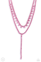 Load image into Gallery viewer, Champagne Night - Pink necklace
