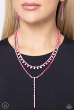 Load image into Gallery viewer, Champagne Night - Pink necklace
