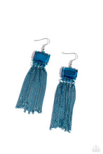Load image into Gallery viewer, Dreaming Of TASSELS - Blue earrings
