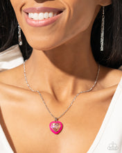 Load image into Gallery viewer, Heartfelt Hope - Pink necklace

