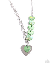 Load image into Gallery viewer, HEART Of The Movement - Green  necklace
