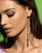 Load image into Gallery viewer, Quartz Qualification - Green earrings
