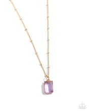 Load image into Gallery viewer, Suave Simplicity - Purple necklace
