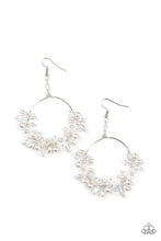 Load image into Gallery viewer, Floating Gardens - white - Life of the party  earrings

