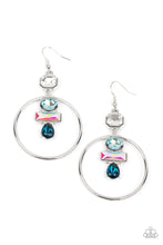 Load image into Gallery viewer, Geometric Glam - blue - earrings

Exclusive life of the party
