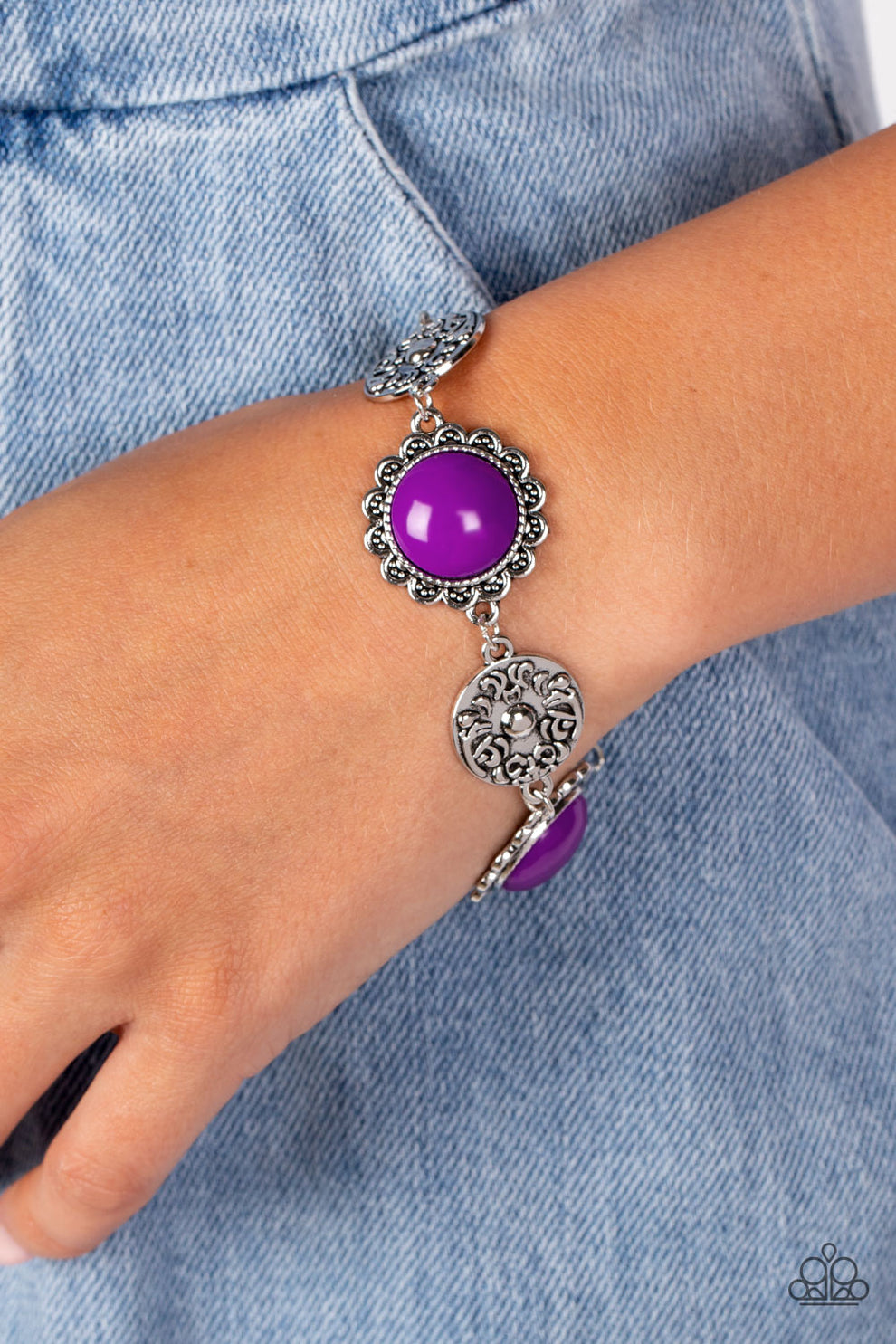 Positively Poppy - purple - bracelet