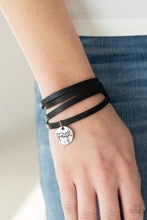Load image into Gallery viewer, Wonderfully Worded - black -  bracelet
