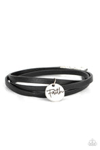 Load image into Gallery viewer, Wonderfully Worded - black -  bracelet
