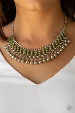 Load image into Gallery viewer, Beaded Bliss -  Green Necklace 

