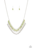 Load image into Gallery viewer, Beaded Bliss -  Green Necklace 
